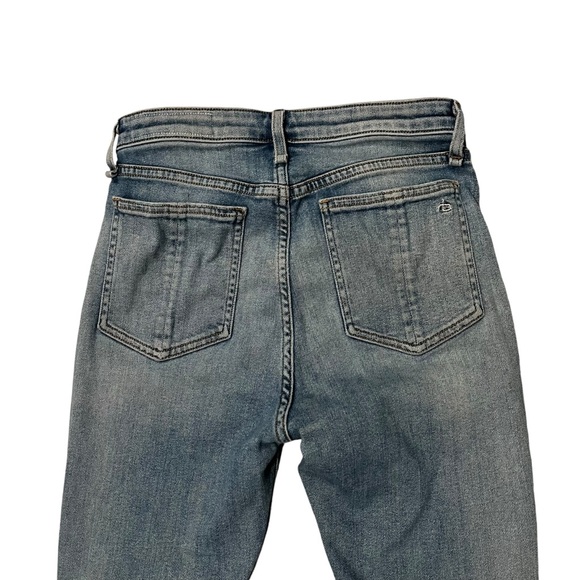 Rag & Bone Nina Tulsa Highrise Skinny Medium Wash Jeans, Sz 26 - Picture 12 of 16